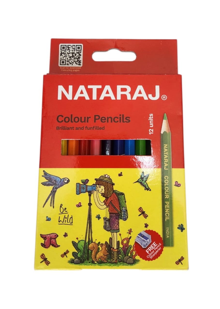 PAQUET CRAYON COULEUR NATARAJ PM
