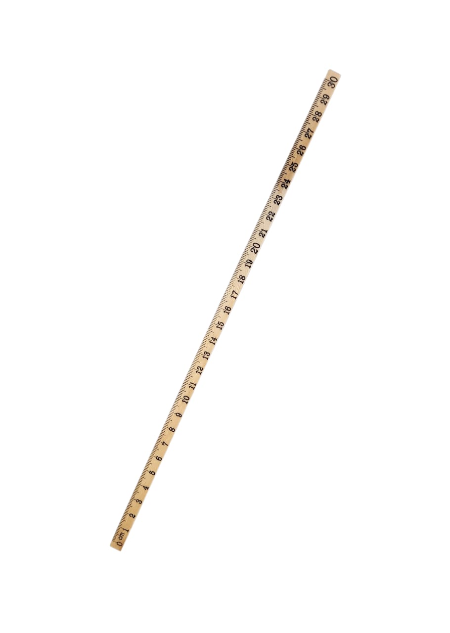 REGLE EN BOIS 30CM