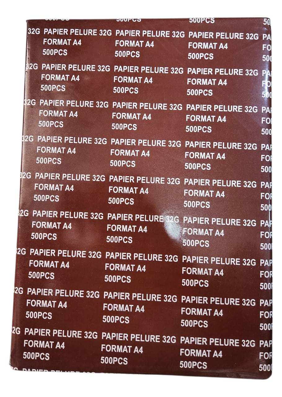 PAQUET PAPIER PELUIRE 32G A4
